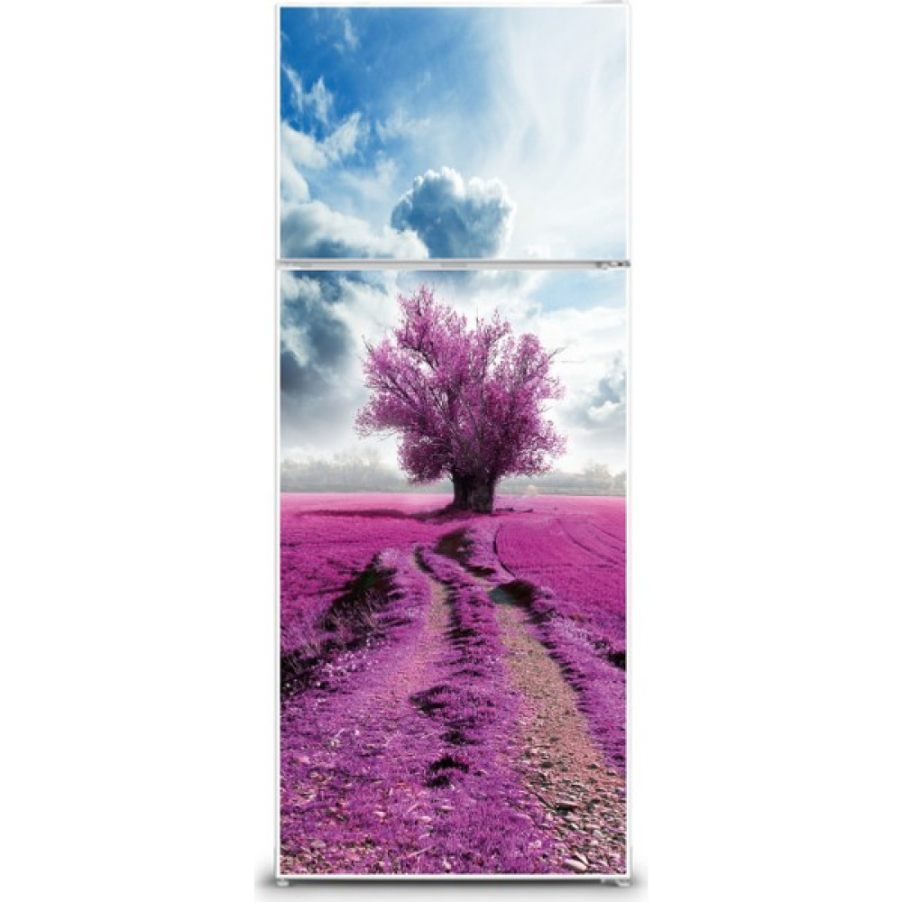 Ender Mor Yapraklar Buzdolabı Sticker - 74 x 184 cm - Renkli Ev & Dekorasyon Aksesuarları Fiyatı