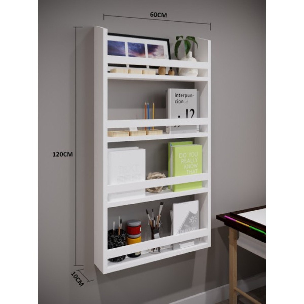 Endless Shopping Montessori Kitaplık&çocuk Odası Kitaplık&bebek Odası Eğitici Kitaplık 4 Raflı Beyaz 120*60 Kitaplık Fiyatı
