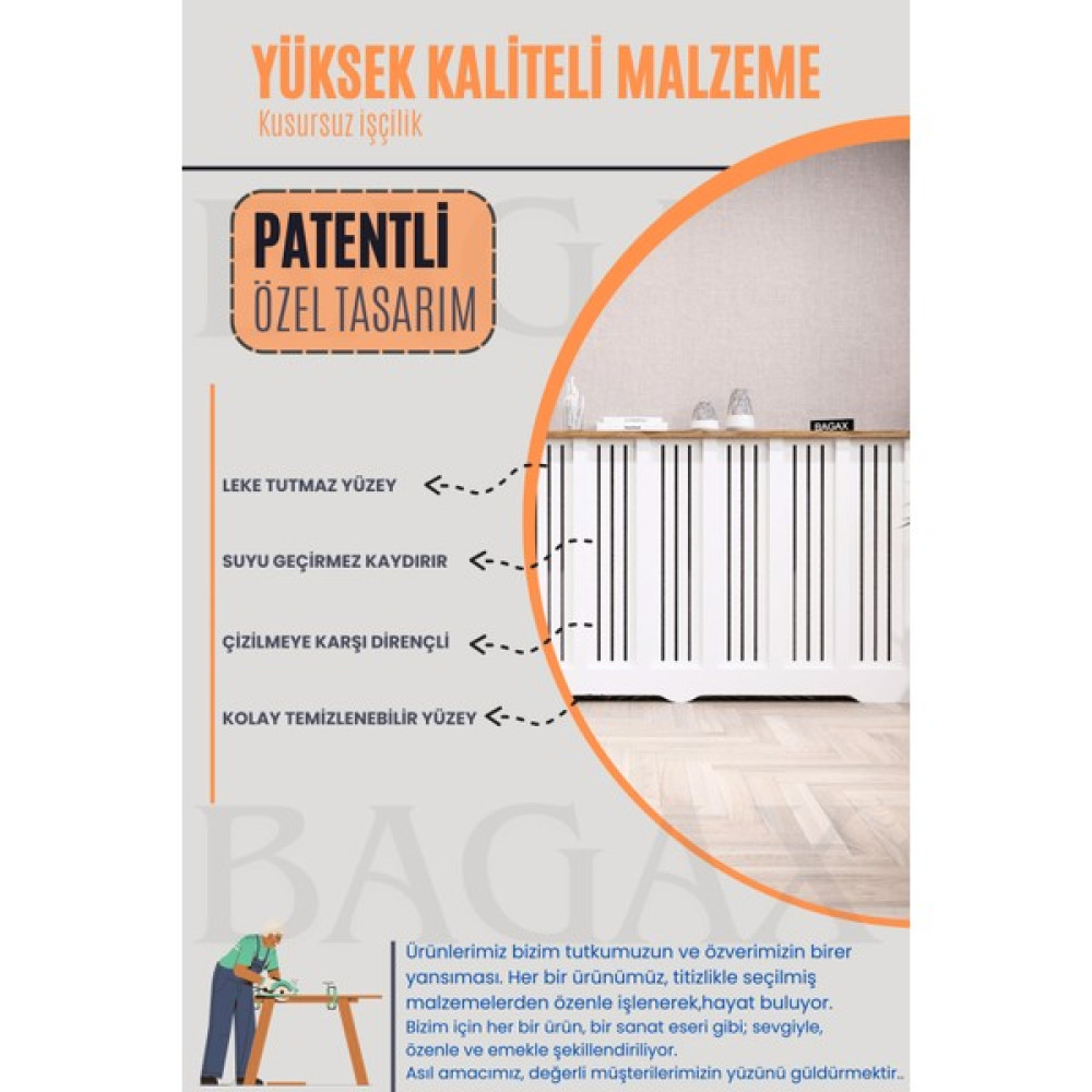 Endless Shopping Petek Kapama Petek Önü Kaplama Petek Önü Kapatma Iç Ölçü 96 cm ( Çam ) Dresuar / Makyaj Masası Fiyatı