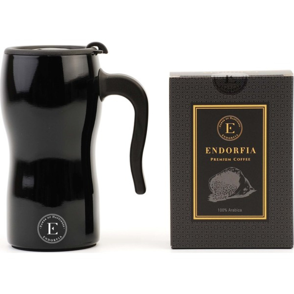 Endorfia Çelik Termos Bardak Siyah - Premium Filtre Kahve No:30 Kamp Mutfağı Fiyatı