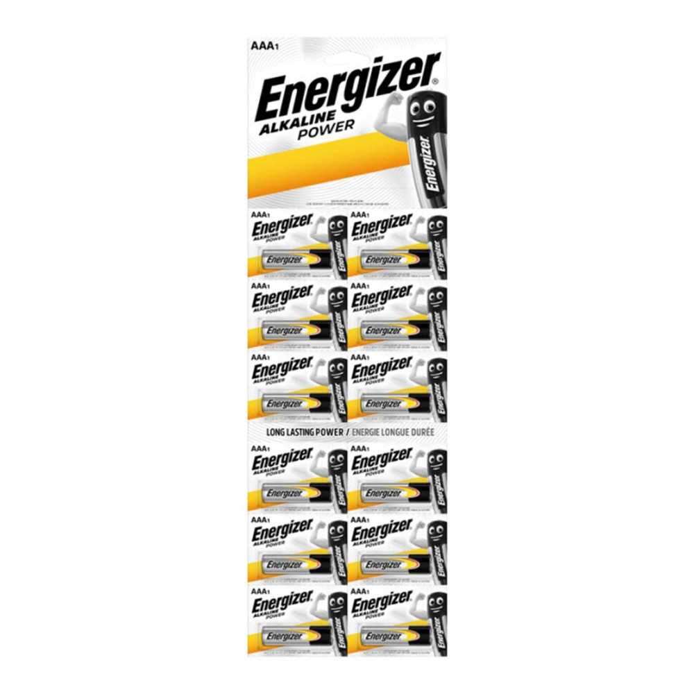 Energizer Alkaline Power İnce Kalem Pil 12'li Kartela AAA 1.5 Volt Kalem & Yazı Gereçleri Fiyatı