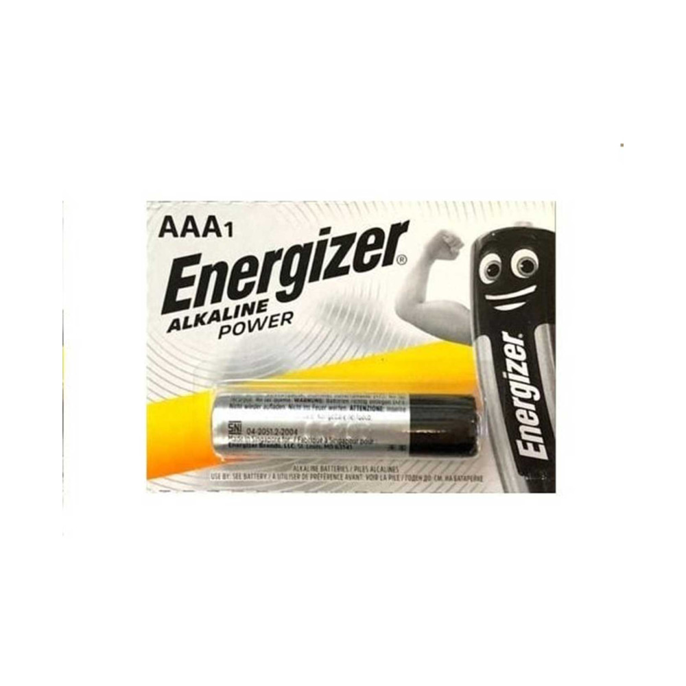 Energizer Alkaline Power İnce Kalem Pil 12'li Kartela AAA 1.5 Volt