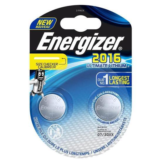 Energizer CR2016 2'li Ultimate Lithium Düğme Pil Normal & Şarj Edilebilir Piller Fiyatı