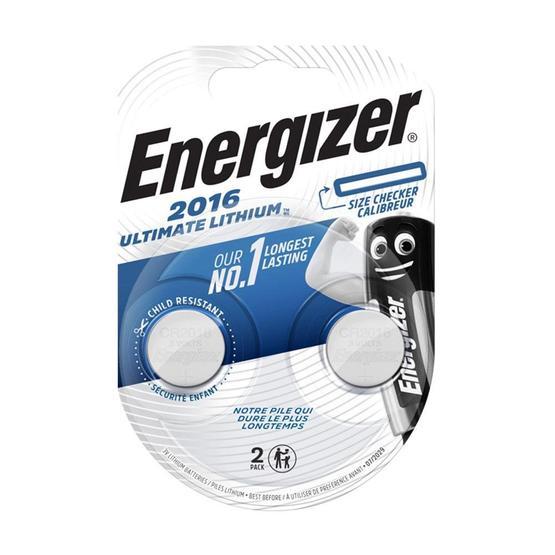 Energizer CR2016 2'li Ultimate Lithium Düğme Pil