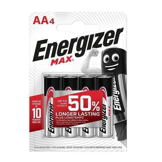 Energizer Max AA 4'lü Kalem Pil Normal & Şarj Edilebilir Piller Fiyatı