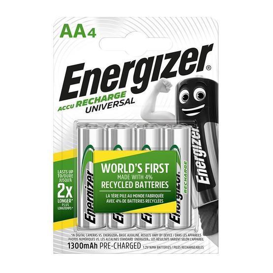 Energizer Universal Rech AAA BP4 Pil