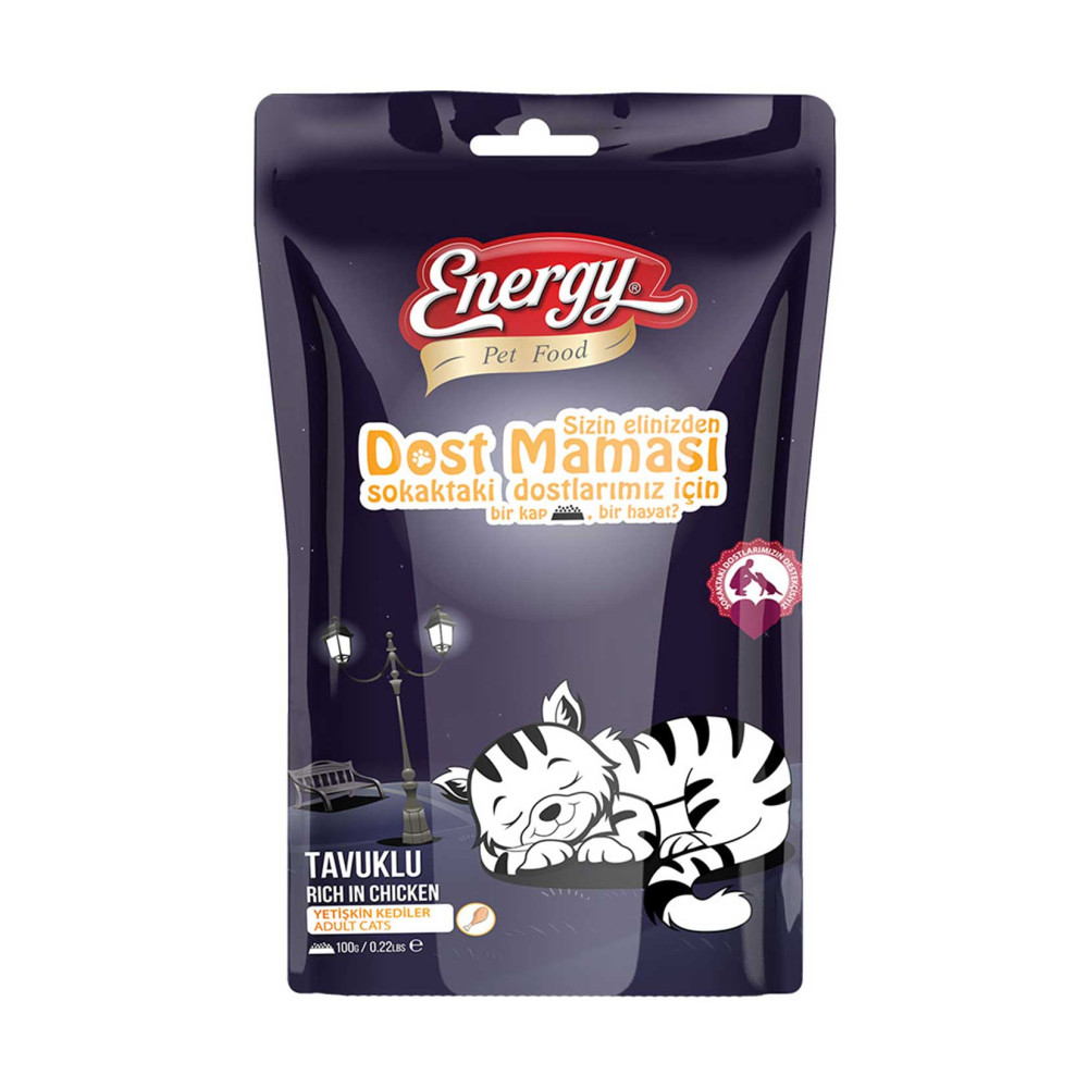 Energy Dost Kedi Maması 100 gr Evcil Hayvan Ürünleri Fiyatı