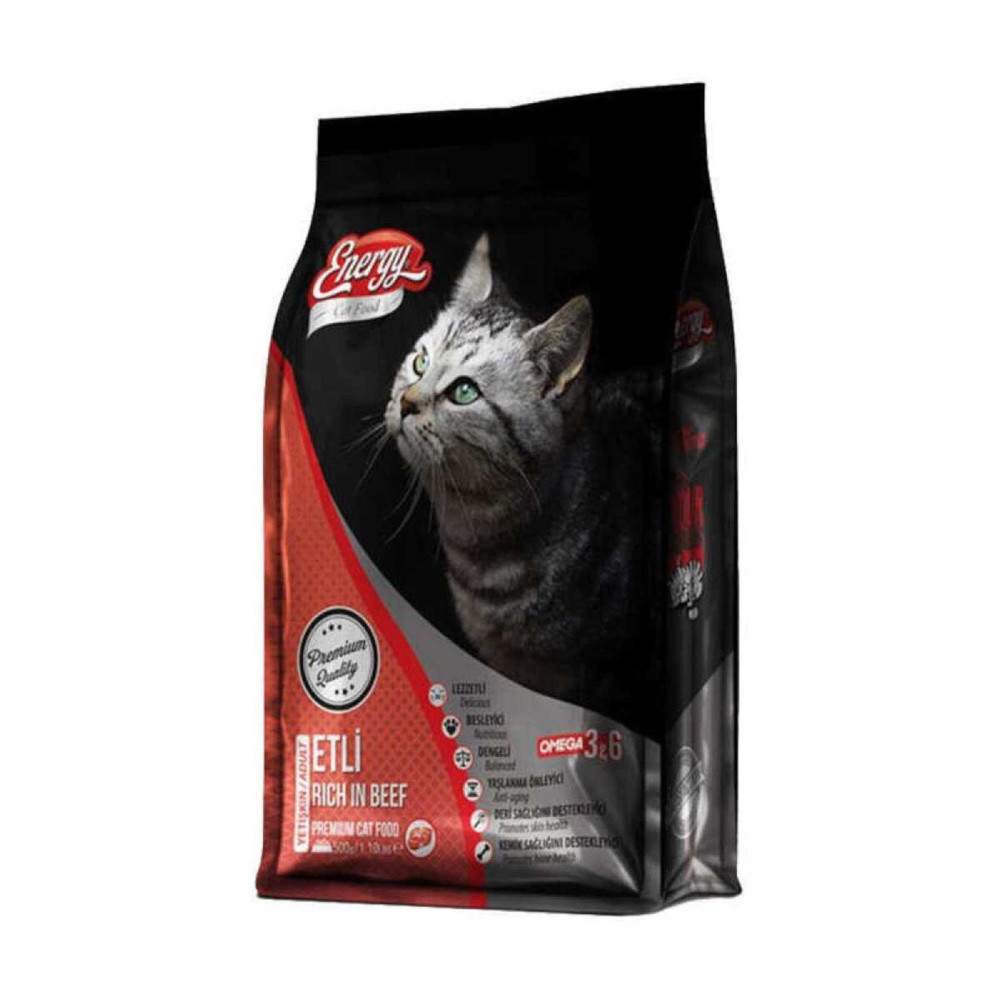Energy Kedi Maması 500 gr Sığır Etli Evcil Hayvan Ürünleri Fiyatı