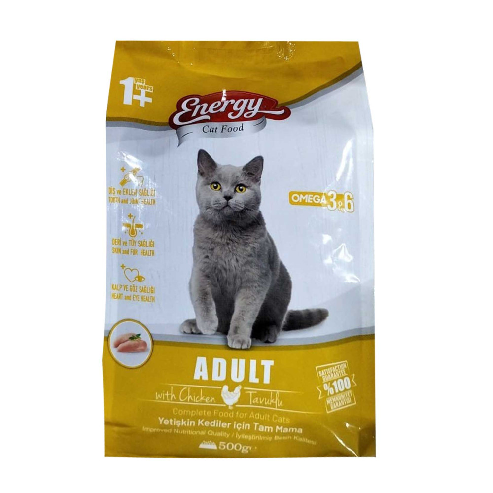 Energy Kedi Maması 500 gr Tavuk Etli Evcil Hayvan Ürünleri Fiyatı