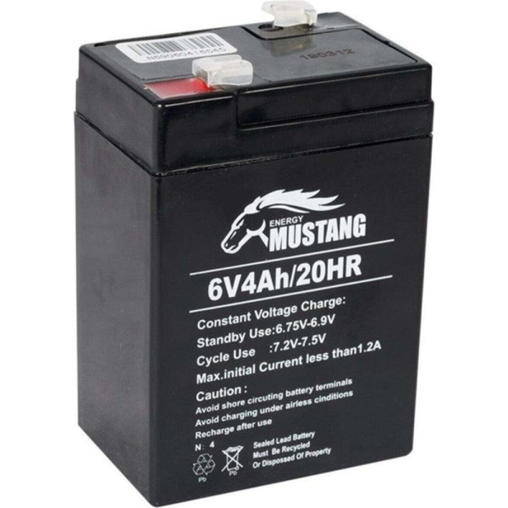 Energy Mustang 6V-4A 2022 Üretim Mustang Akü 6V4A Oto Teypleri Fiyatı