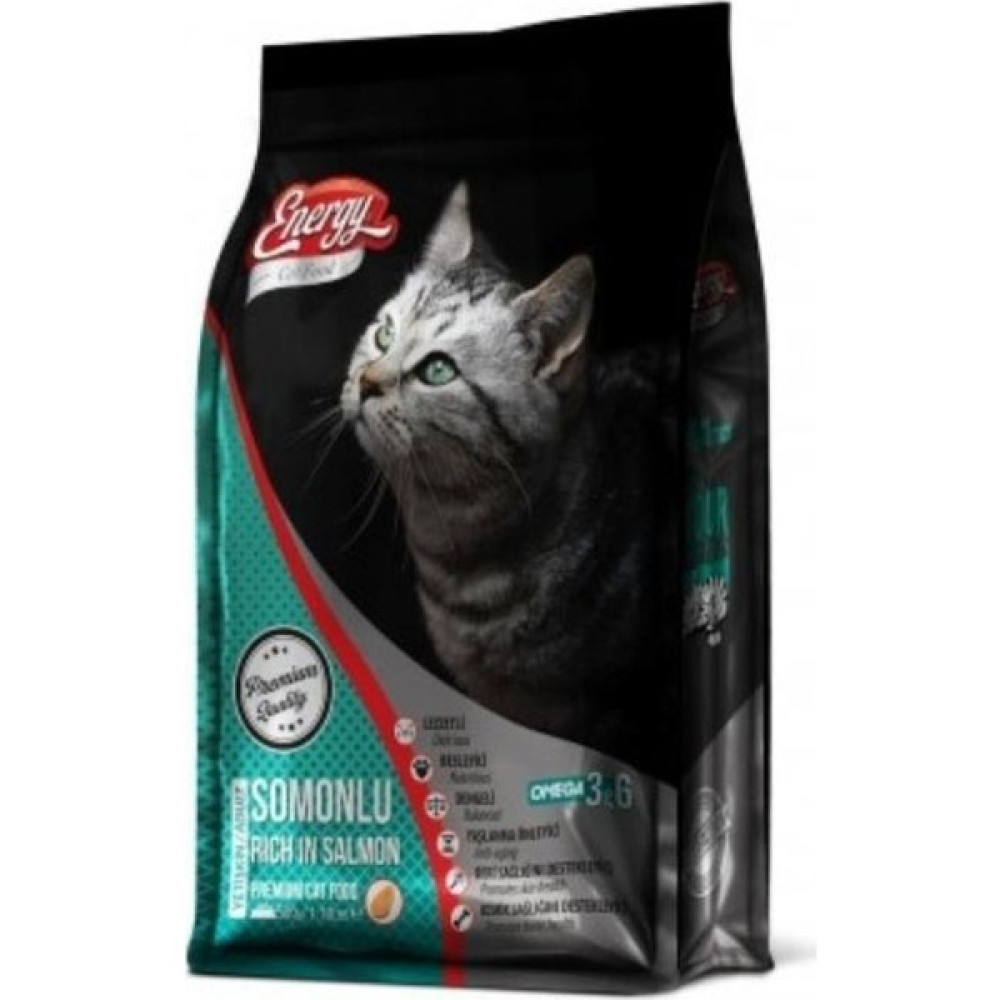 Energy Somonlu Kedi Maması 500GR Evcil Hayvan Ürünleri Fiyatı