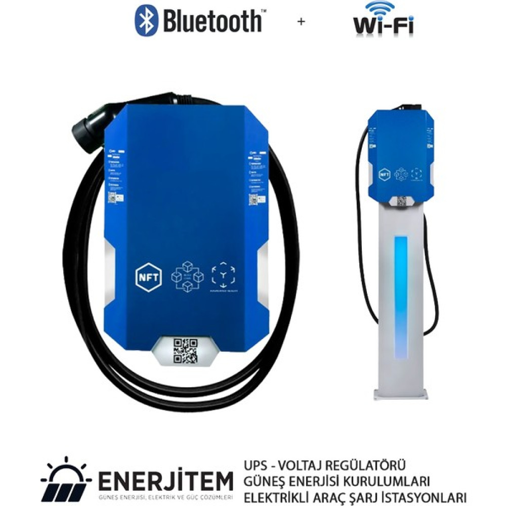 Enerjitem Elektrikli Araç Şarj Istasyonu, Duvara Monte, Wifi, Bluetooth ,tak Çalıştır 11 Kw Kablolu, enerjitem Oto Seyahat Ürünleri Fiyatı