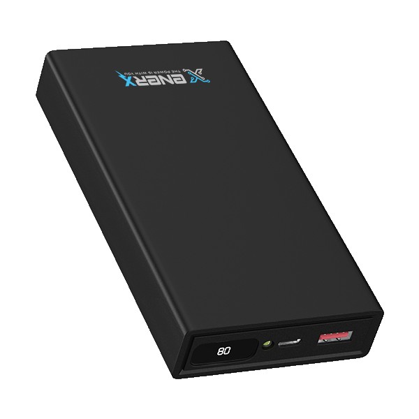 eNerRX Enerx ENR-P20188DT 20.000 mAh 22.5 Watt Dijital Göstergeli Powerbank Siyah Taşınabilir Şarj Cihazı - Powerbank Fiyatı