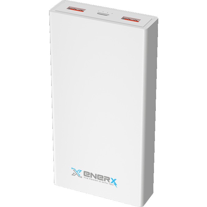 eNerRX Enerx ENR-P20C 20.000 mAh 2.1A Powerbank Beyaz Taşınabilir Şarj Cihazı - Powerbank Fiyatı