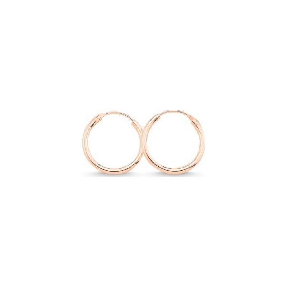 Enes Store Sade Halka Gümüş Küpe - Rose Gümüş Küpe Fiyatı