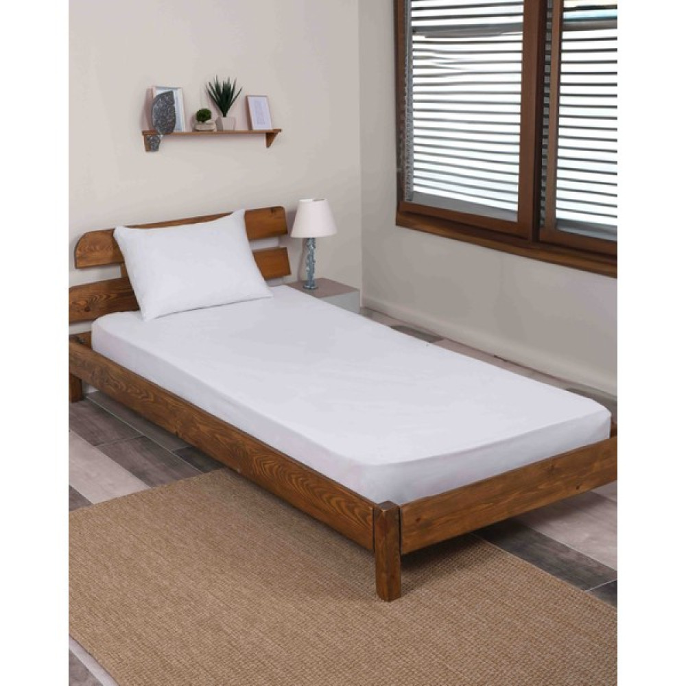 Enessa Tek Kişilik Beyaz Lastikli Çarşaf 100×200 cm - 100 x 200 Çarşaf Fiyatı