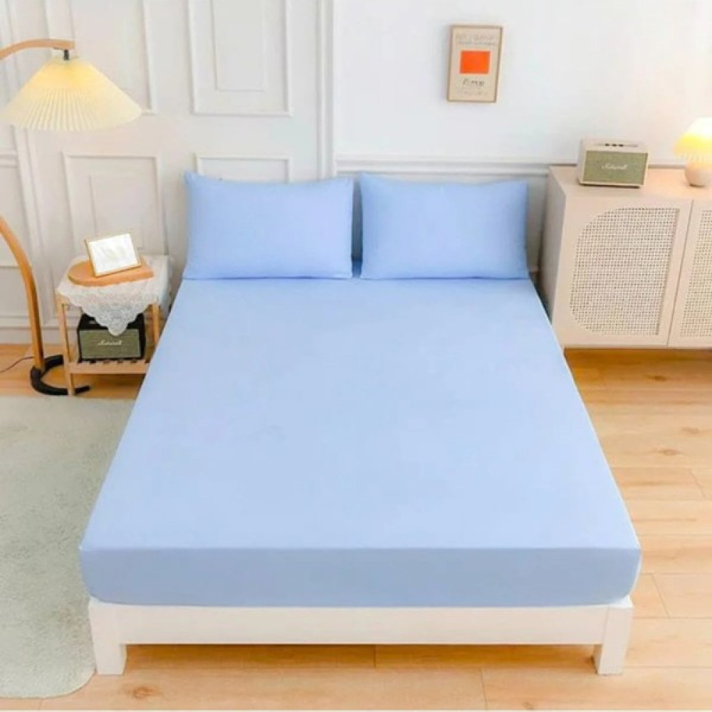 Enessa Tek Kişilik Lastikli Çarşaf Takımı 100*200 cm - 100 x 200 - Açık Mavi Çarşaf Fiyatı