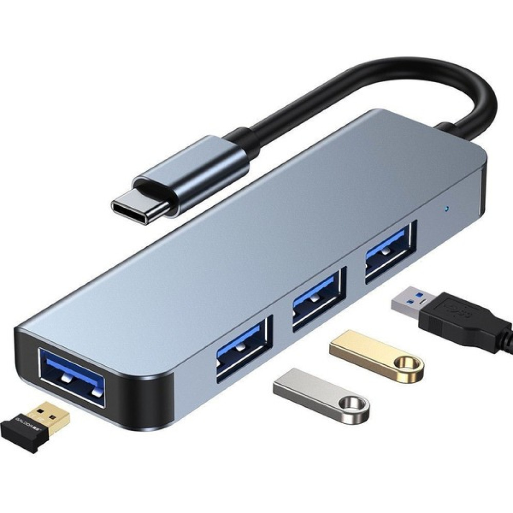 Enfein 4in1 Type-C (Usb-C) To USB Hub Macbook Için 3x USB 2.0 1x USB 3.0 Adaptör Çoklayıcı Çevirici Bilgisayar Çevirici ve Adaptörü Fiyatı