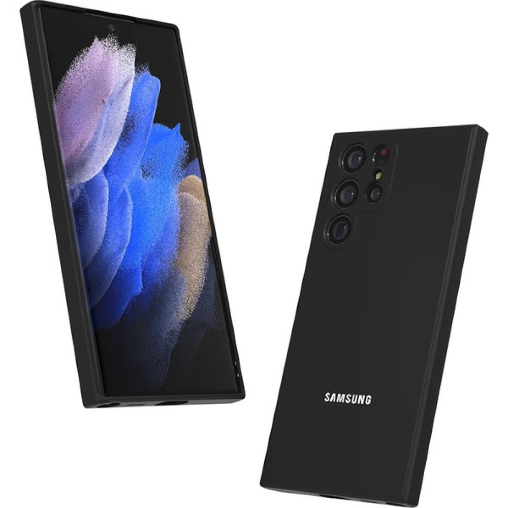Enfein Galaxy S22 Ultra Ile Uyumlu Kapak SBS05 Kadife Iç Dokulu Lansman Telefon Kılıfı - Siyah Cep Telefonu Kılıfı Fiyatı