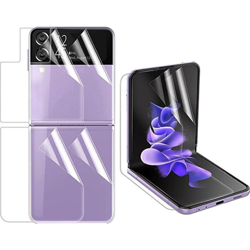 Enfein Galaxy Z Flip 3 Ile Uyumlu Ekran Koruyucu 360 Katlanabilir Ön Arka Nano Esnek Ekran Koruyucu Cep Telefonu Ekran Koruyucusu Fiyatı
