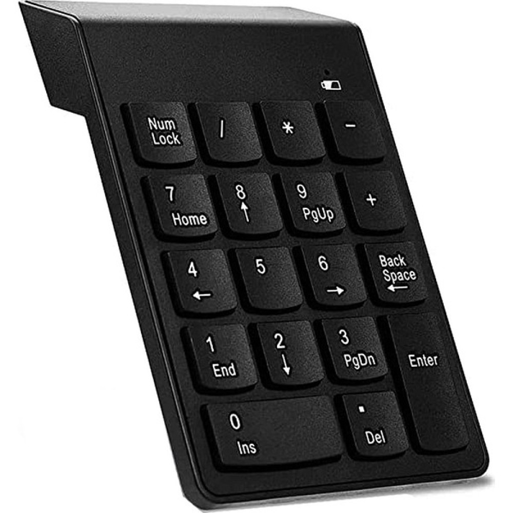 Enfein Kablosuz USB Bağlantılı Ergonomik Dizüstü Bilgisayarlar Ile Uyumlu Mini Numerik Klavye Siyah Oyuncu Klavyesi Fiyatı