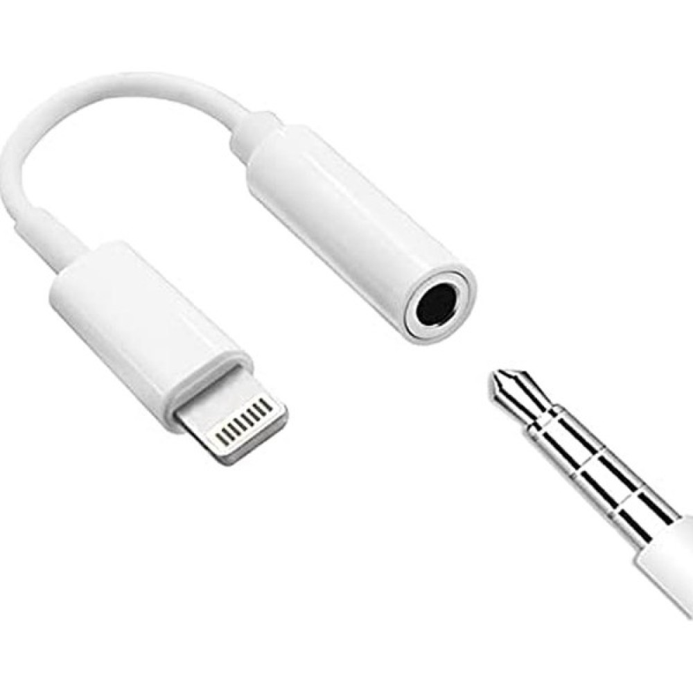 Enfein Lightning To 3.5mm Aux Dönüştürücü Adaptör, iPhone Için Kulaklık Dönüştürücü Beyaz Bilgisayar Çevirici ve Adaptörü Fiyatı