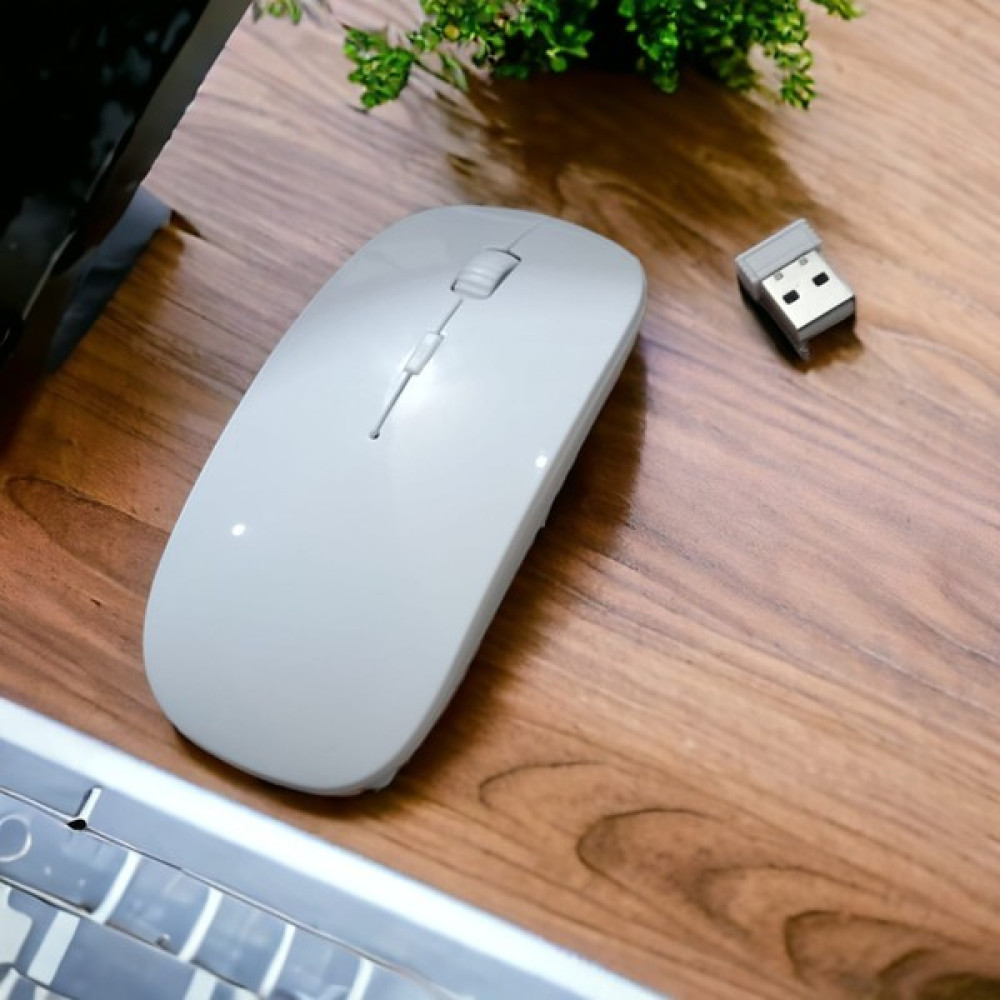 Enfein Wireless Receiver 2,4 Ghz Kablosuz Pilli Mouse 1600DPI Ofis Ev Için 20M Mouse - Beyaz Klavye - Mouse Fiyatı