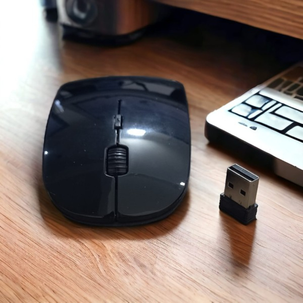 Enfein Wireless Receiver 2,4 Ghz Kablosuz Pilli Mouse 1600DPI Ofis Ev Için 20M Mouse - Siyah Klavye - Mouse Fiyatı