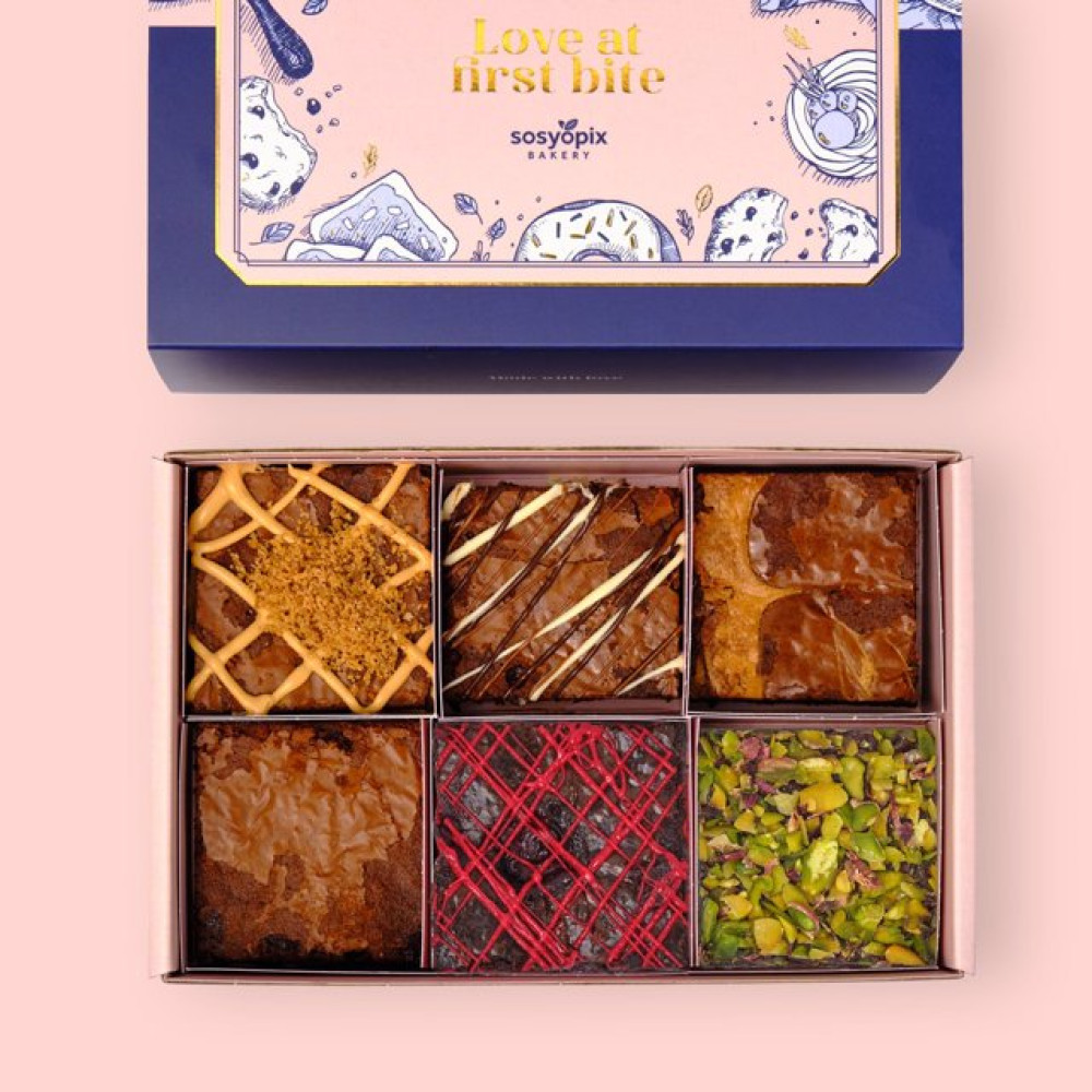 Enfes Tatlar Brownie Kutusu - 6 Adet
