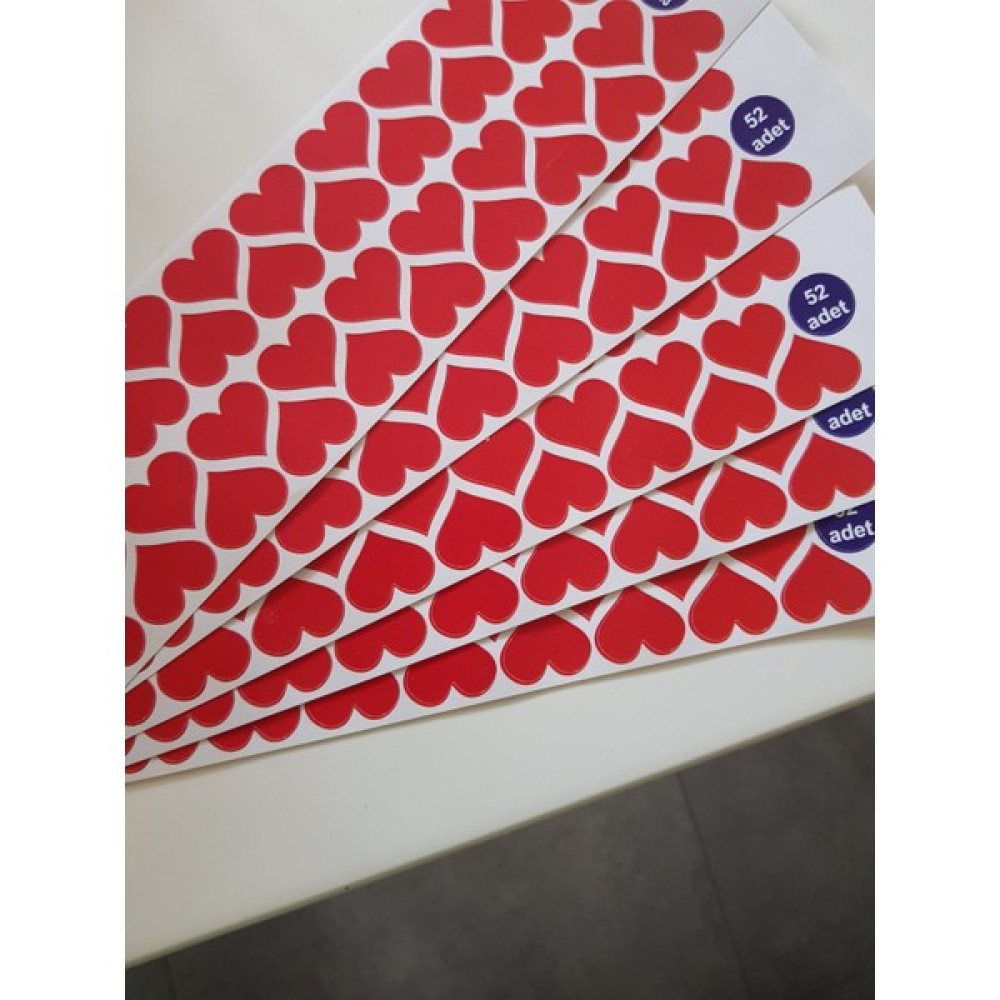 Engin 260 Adet 2 cm Yapışkanlı Kalp Şekilli Kırmızı Sticker Etiket Hediye Paketleme Parti Hediyeleri Yapı Kimyasalları & Yapıştırıcılar Fiyatı