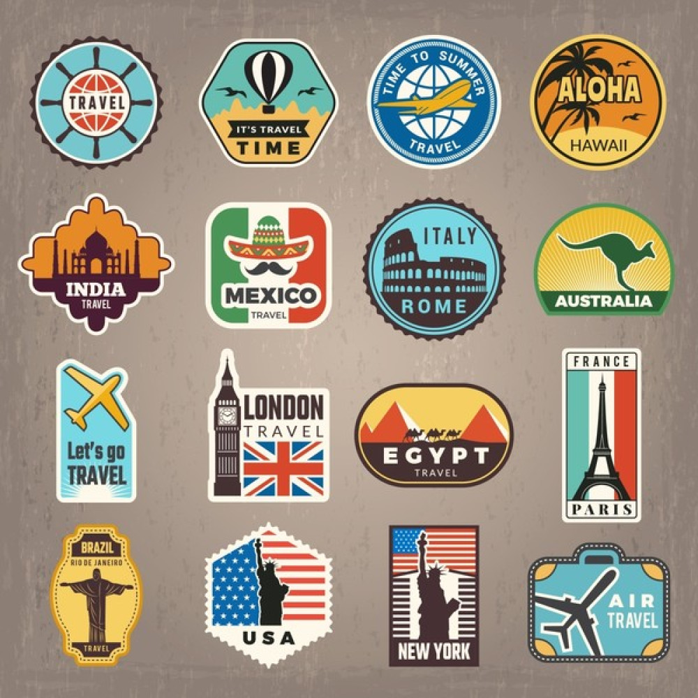 Engin Vintage Travel Temalı Sticker 17 Parça Waterproof Çizilmez Yapı Kimyasalları & Yapıştırıcılar Fiyatı