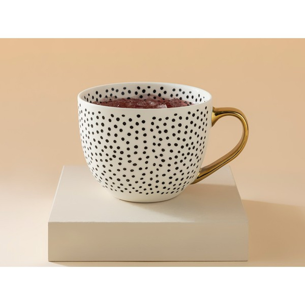 English Home Chic Dots New Bone China Kupa 450 ml Siyah Oto Boyaları Fiyatı