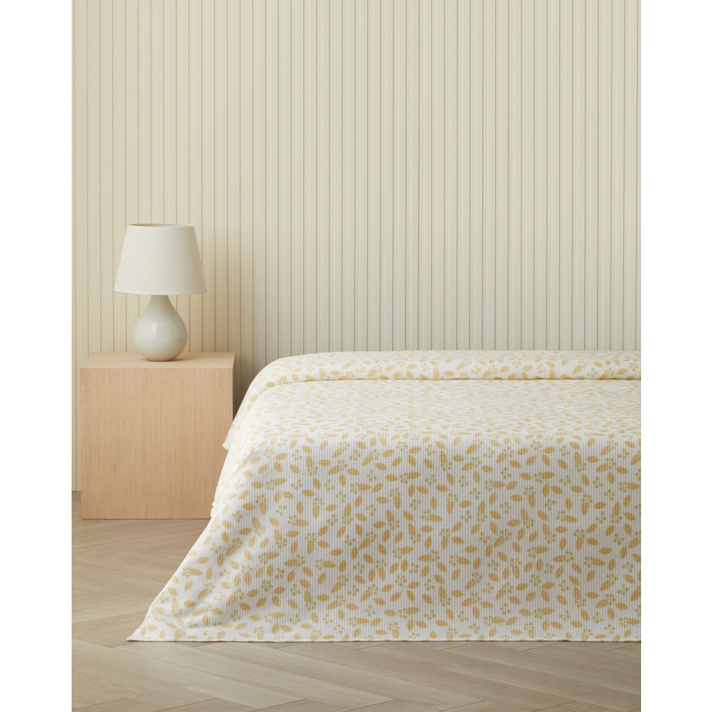 English Home Golden Petals Çift Kişilik Pike 200x220 cm Sarı Pike & Pike Takımı Fiyatı