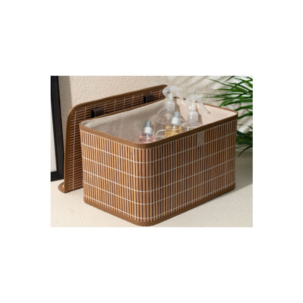 English Home Hardwood Bambu Saklama Kutusu 33x23x20 Cm Kahve Sepet Fiyatı