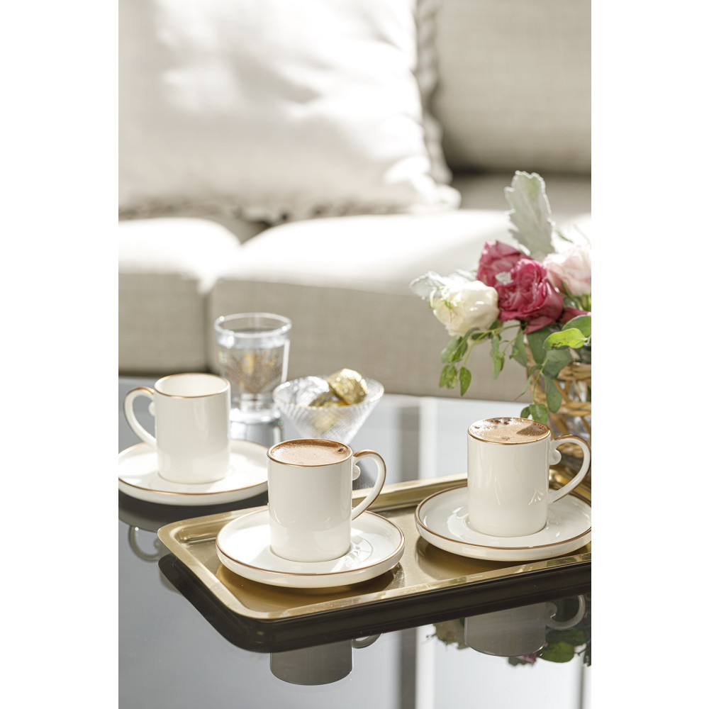 English Home Marella Porselen 6lı Kahve Fincan Takımı 85 Ml Rose Gold Fincan / Bardak / Kahve Takımı Fiyatı