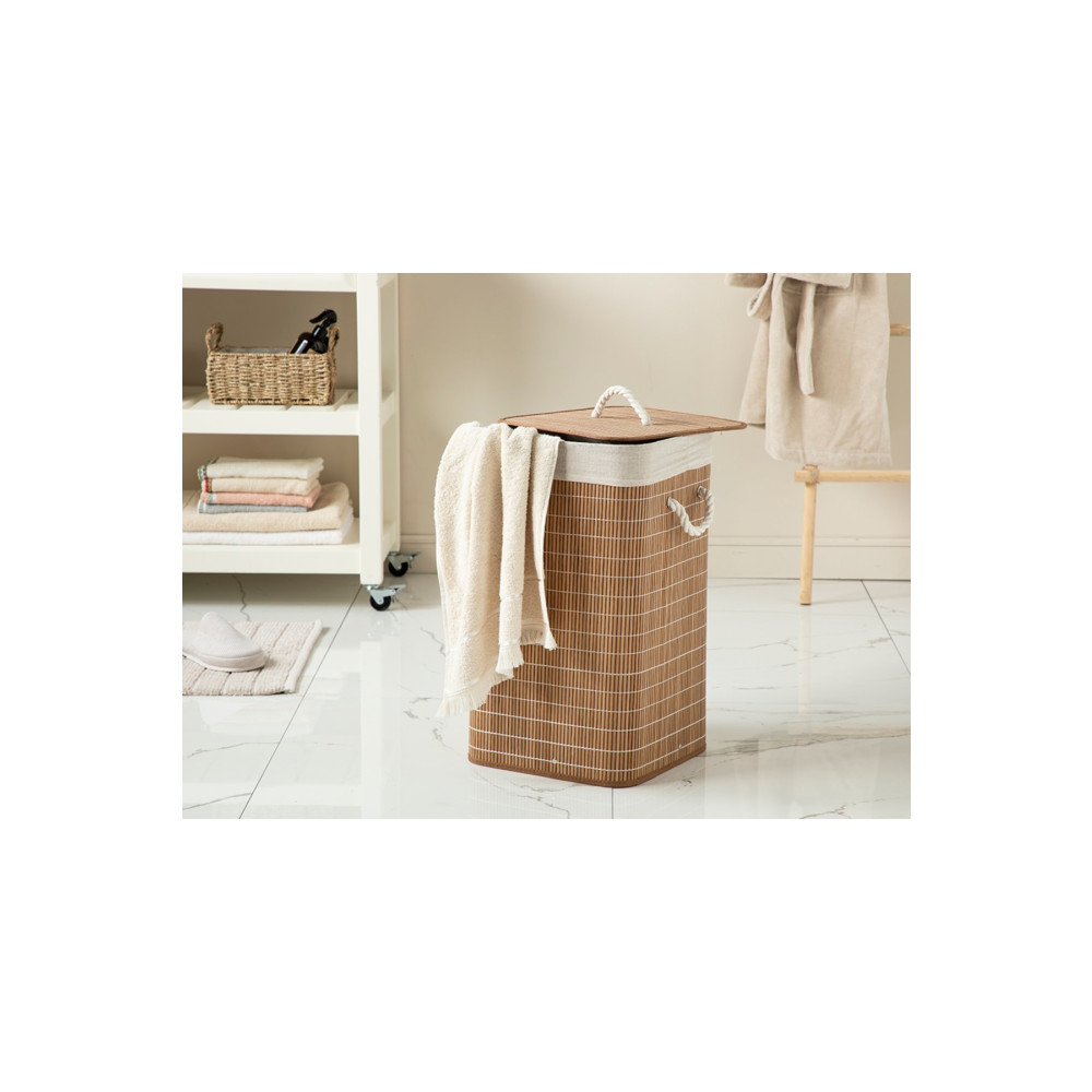 English Home Urbann Katlanabilir Çamaşır Sepeti 35x35x60 Cm Kahve Çamaşır Sepeti Fiyatı