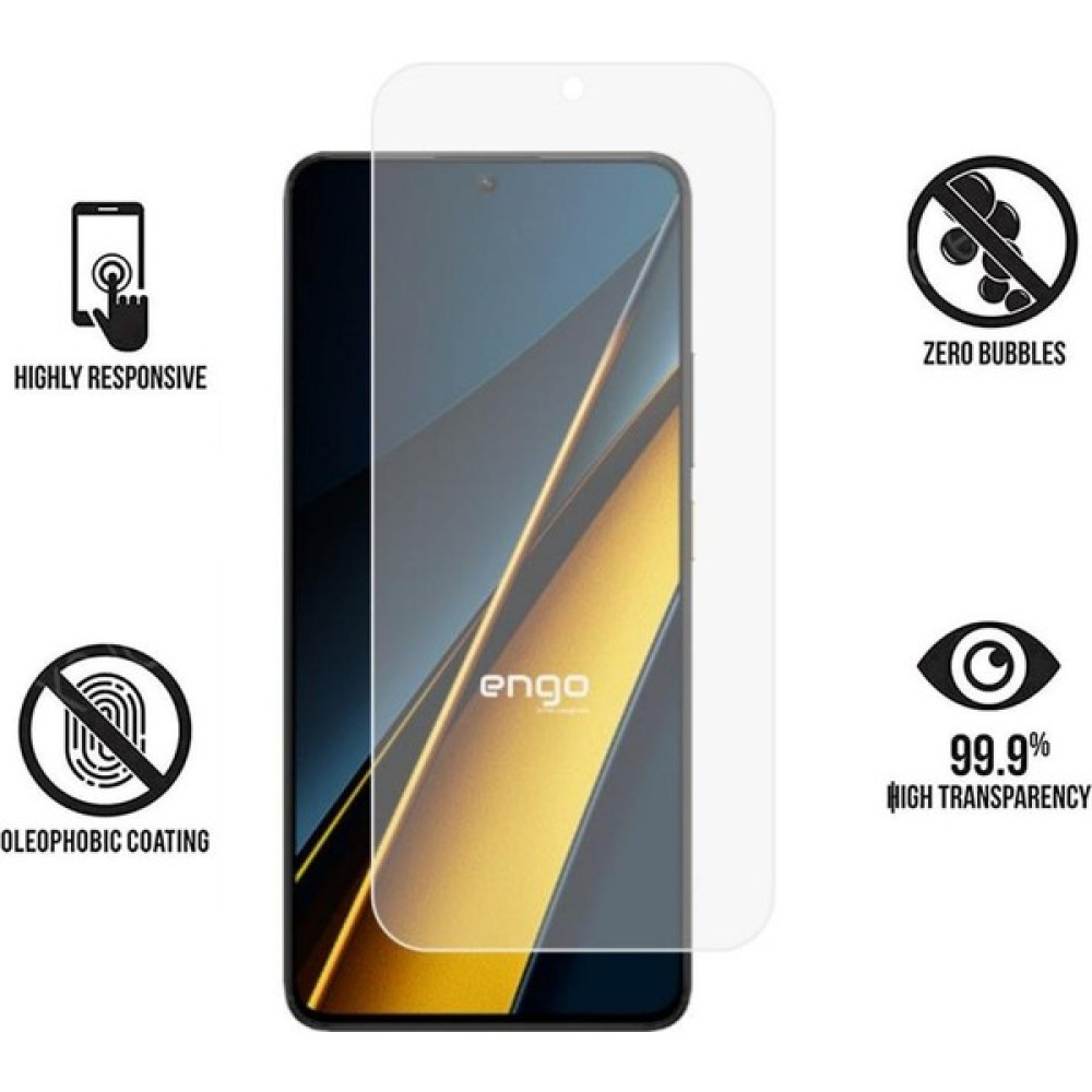Engo Xiaomi Poco X6 Pro Ekran Koruyucu Mat Parmak Izi Bırakmaz Şeffaf Cep Telefonu Ekran Koruyucusu Fiyatı