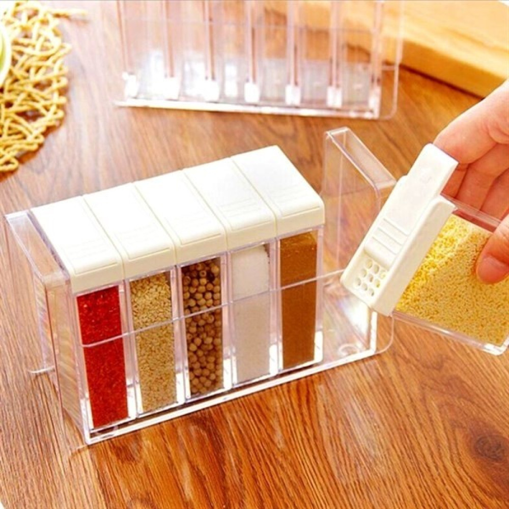 EngStore Şeffaf Baharatlık Standı 6lı Baharat Setleri & Baharatlıklar Fiyatı