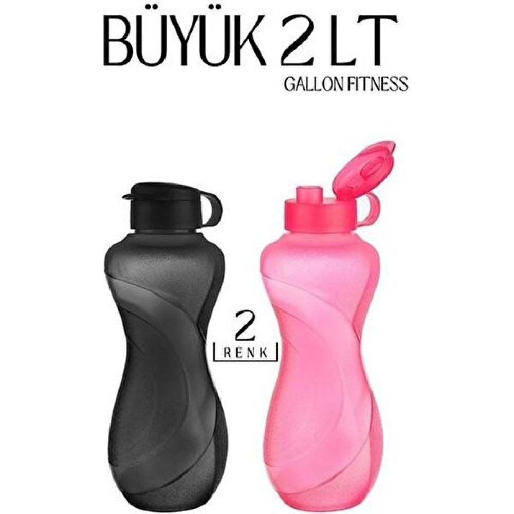 EngStore Transformacion 2 Lt Büyük Sporcu Matarası 2 Renk Gallon Fitness 718456 Suluk Fiyatı