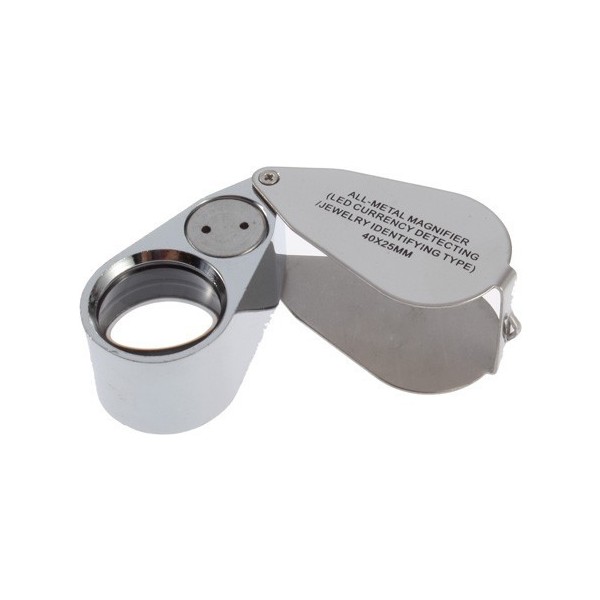 Enhavalı Tekstilciler İçin Özel Kutulu Metal Işıklı Lup 40X25 No:9890 Diğer Fiyatı