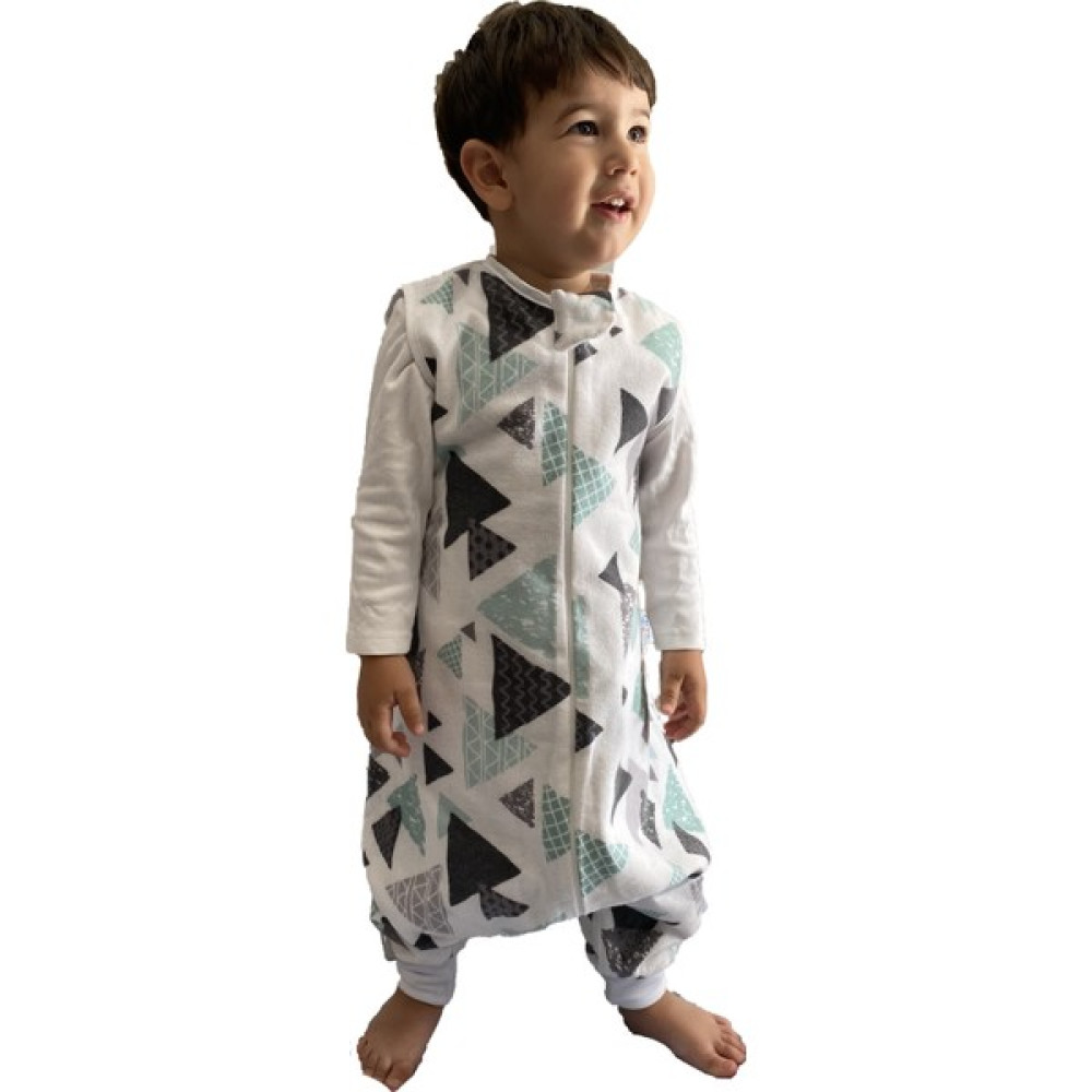 Enhitbaby Çocuk Bebek Kışlık ve Mevsimlik Çift Katlı Pazen Uyku Tulumu 1 Tog 6-12 Ay Yeşil Erkek Çocuk Tulum Fiyatı