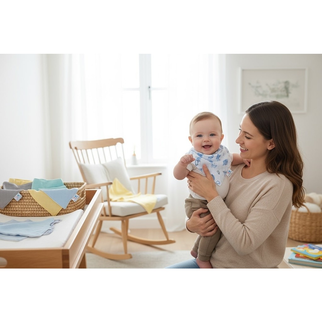 Enhitbaby Önü Müslin Arkası Pazen Salya ve Mama Önlüğü, 10 Adet Erkek Set, Fular Önlük, %100 Pamuk, 3 Çıtçıt Ayarlı - 0 - 2 Yaş - Mavi Mama Önlüğü Fiyatı