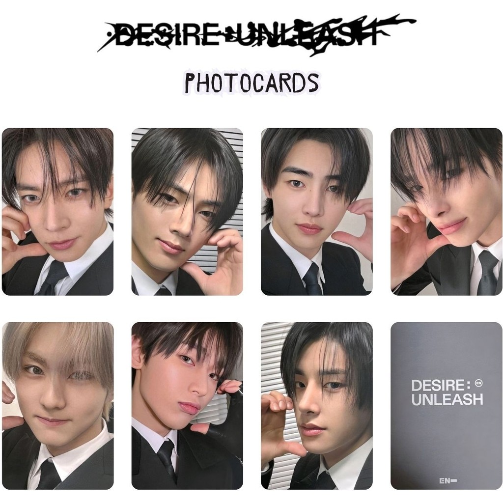 Enhypen '' Desıre : Unleash '' Photocards Set Pob 1 - Karışık-Çok Renkli - 7 Adet Fanmade PC Seti. Diğer Fiyatı