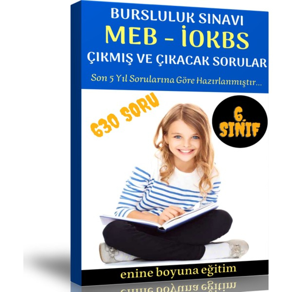 Enine Boyuna Eğitim 6. Sınıf Bursluluk Sınav Soruları (En Çok Çıkan Sorular) (Ciltli) Eğitim Setleri Fiyatı