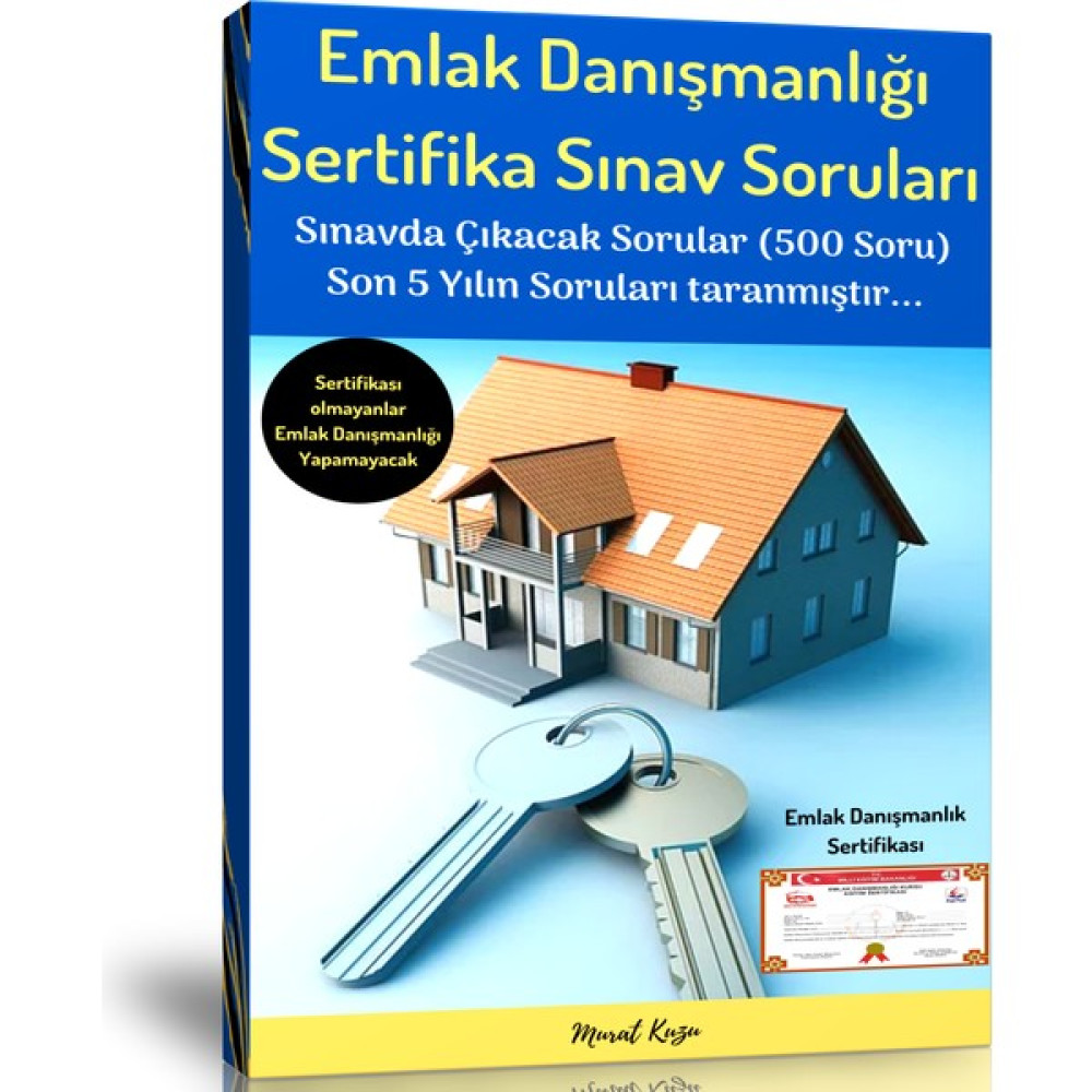 Enine Boyuna Eğitim Emlak Danışmanlığı Sertifika Sınav Soruları Eğitim Setleri Fiyatı