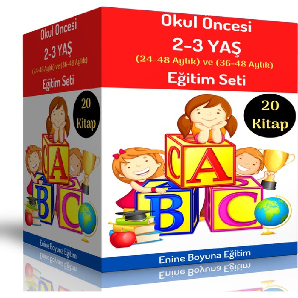 Enine Boyuna Eğitim Okul Öncesi 2-3 Yaş Eğitim Seti (Ful Eğitim Seti) Okul Öncesi Eğitici & Öğretici Kitaplar Fiyatı