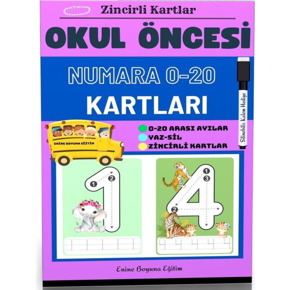 Enine Boyuna Eğitim Sayılar-Numaralar Çalışma Kartları (Laminasyonlu) Oto Boyaları Fiyatı