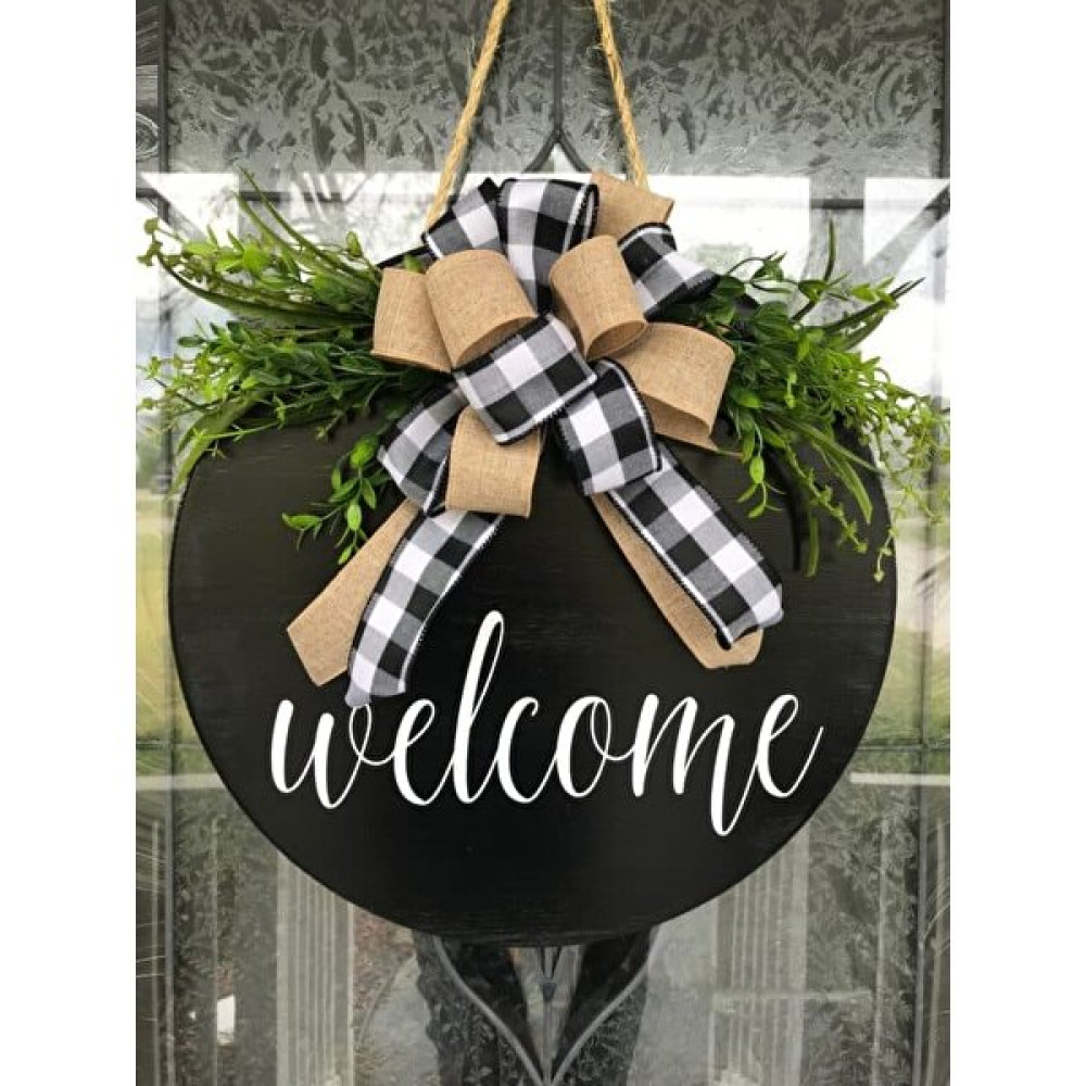 Enissimo Kapı Süsü Welcome Siyah Hediyelik Çelenk Ev & Dekorasyon Aksesuarları Fiyatı