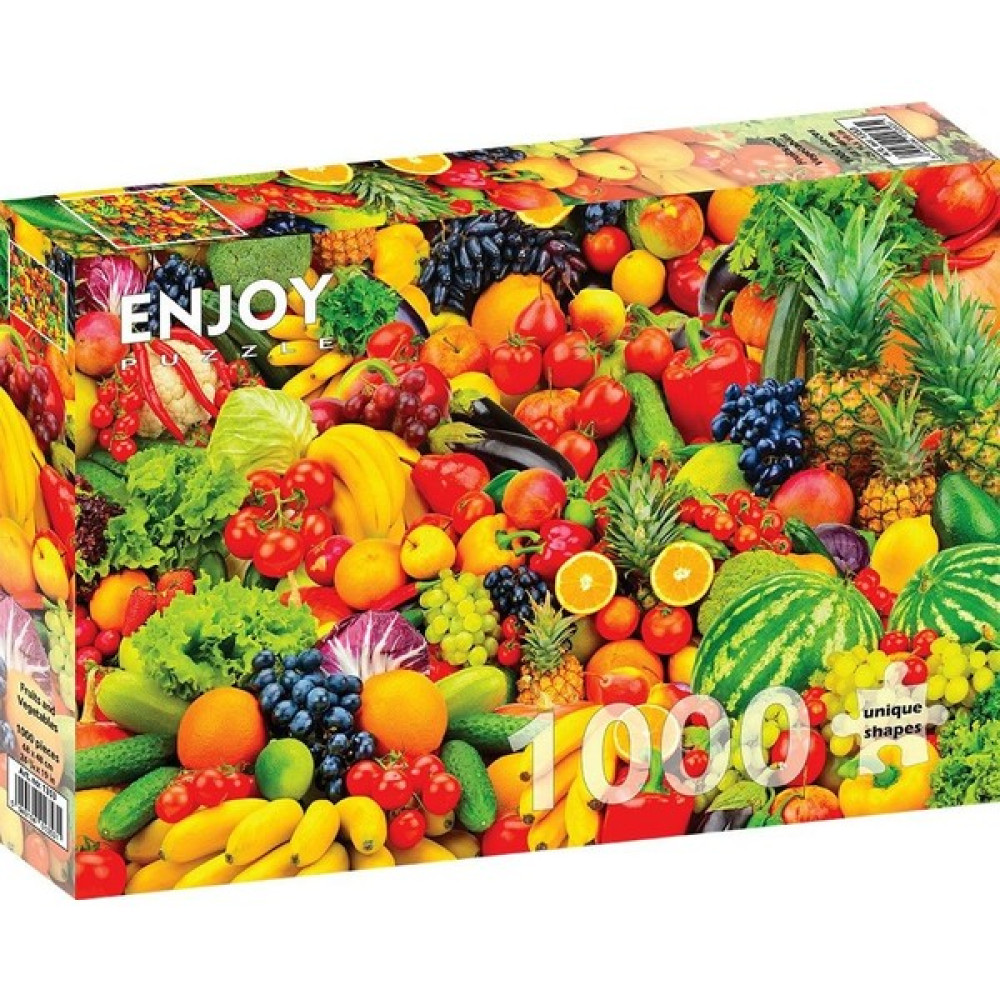 Enjoy 1000 Parça Meyveler ve Sebzeler Puzzle Oto Boyaları Fiyatı