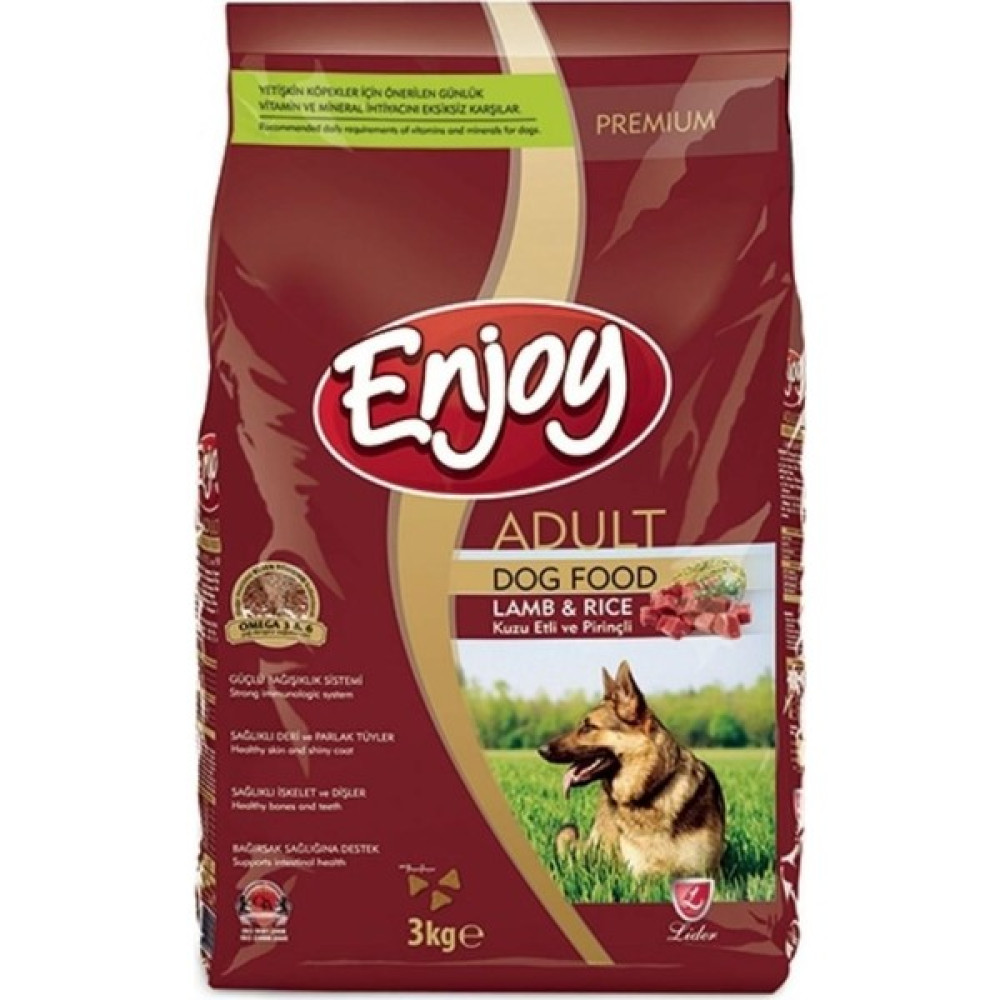 Enjoy Kuzulu & Pirinçli Yetişkin Köpek Maması 3 kg Evcil Hayvan Ürünleri Fiyatı